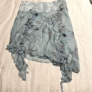 Bebe Silk Skirt